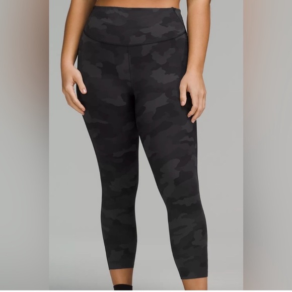 Lululemon NEW Base Pace High-Rise Crop 23" Camo Pants Legging Stretch Pocket 20 - Picture 12 of 16